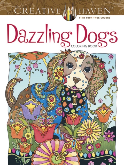 Creative Haven Dazzling Dogs Coloring Book, Paperback / softback Book
