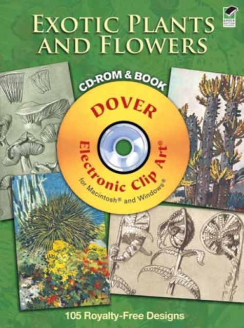 Exotic Plants and Flowers CD-ROM and Book, CD-Audio Book