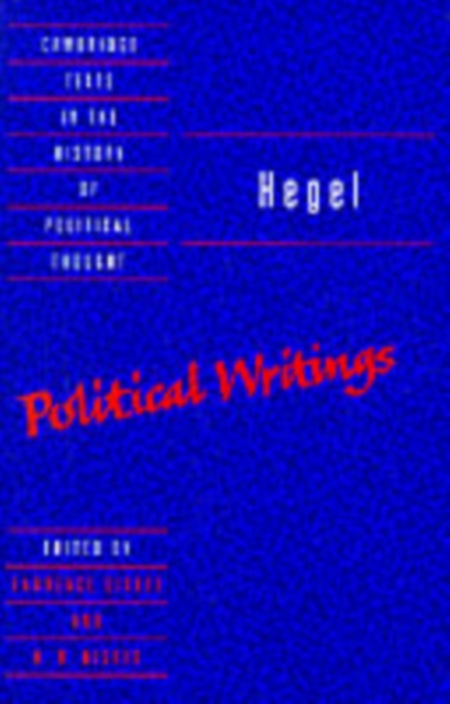 Hegel: Political Writings, PDF eBook