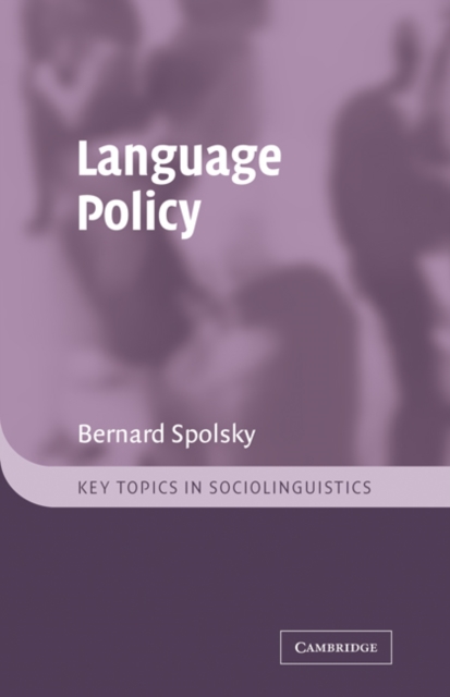 Language Policy, PDF eBook