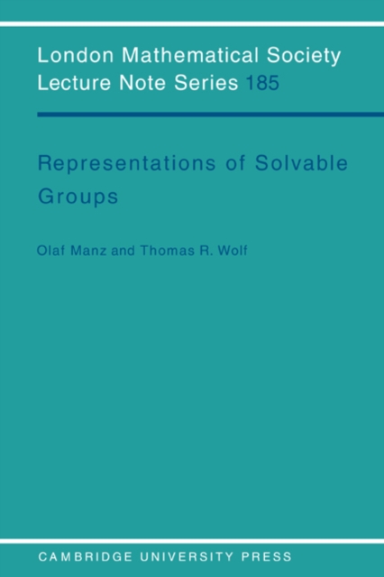 Representations of Solvable Groups, PDF eBook