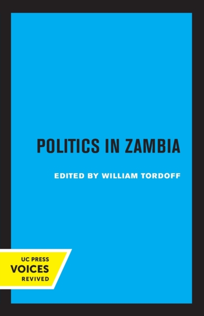 Politics in Zambia, Paperback / softback Book
