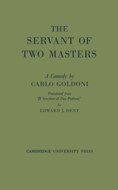 The Servant of Two Masters, Paperback / softback Book