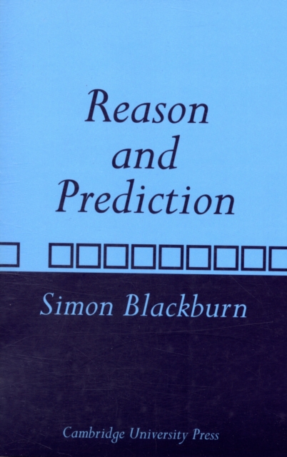 Reason and Prediction, Paperback / softback Book