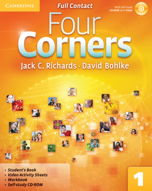 Four Corners Level 1 Full Contact with Self-Study CD-ROM, Mixed media product Book