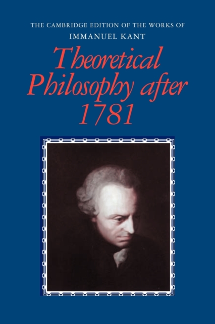 Theoretical Philosophy after 1781, Paperback / softback Book