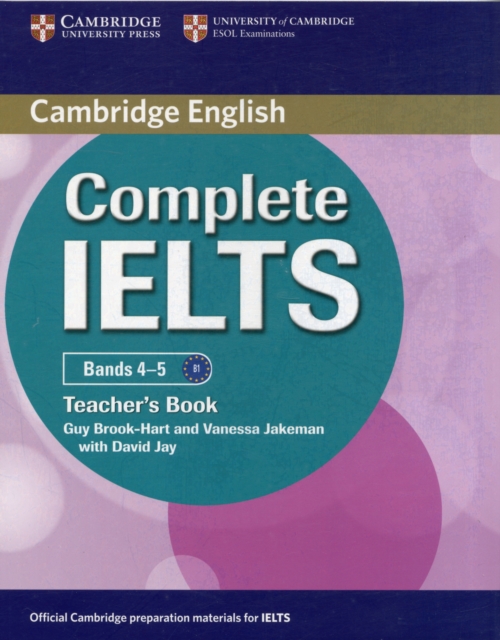 Complete IELTS Bands 4-5 Teacher's Book, Paperback / softback Book