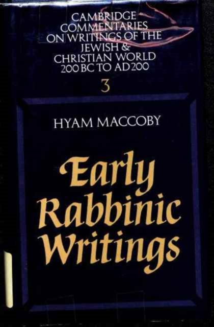 Early Rabbinic Writings, Hardback Book
