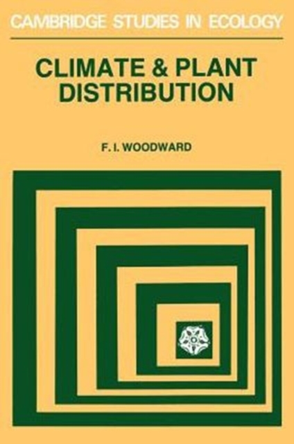 Climate and Plant Distribution, Paperback / softback Book