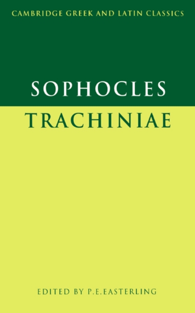 Sophocles: Trachiniae, Paperback / softback Book