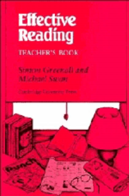 Effective Reading Teacher's book : Reading Skills for Advanced Students, Paperback / softback Book