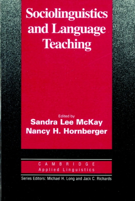 Sociolinguistics and Language Teaching, Paperback / softback Book