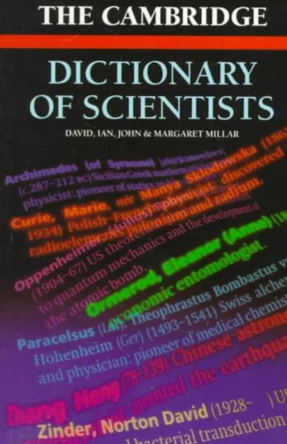 The Cambridge Dictionary of Scientists, Paperback Book