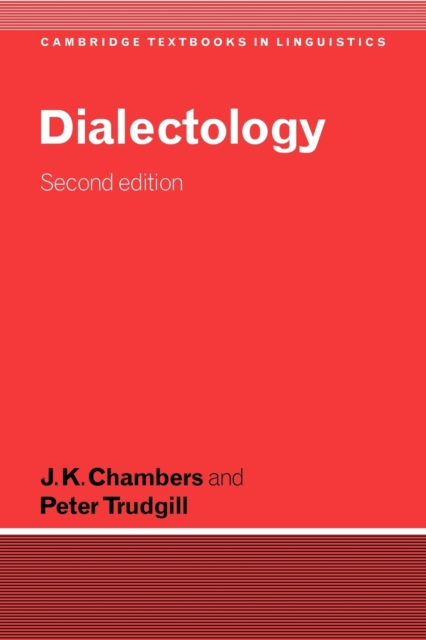 Dialectology, Paperback / softback Book