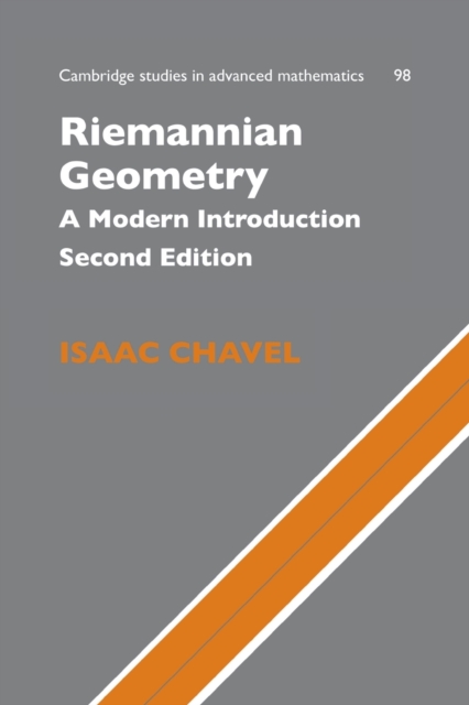 Riemannian Geometry : A Modern Introduction, Paperback / softback Book