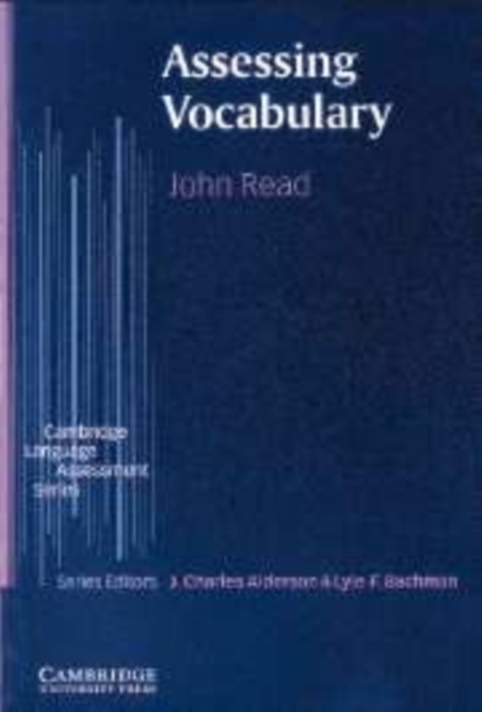 Assessing Vocabulary, Hardback Book
