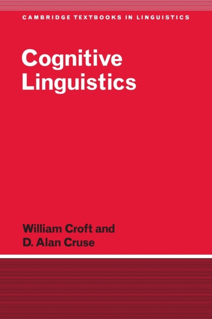 Cognitive Linguistics, Paperback / softback Book