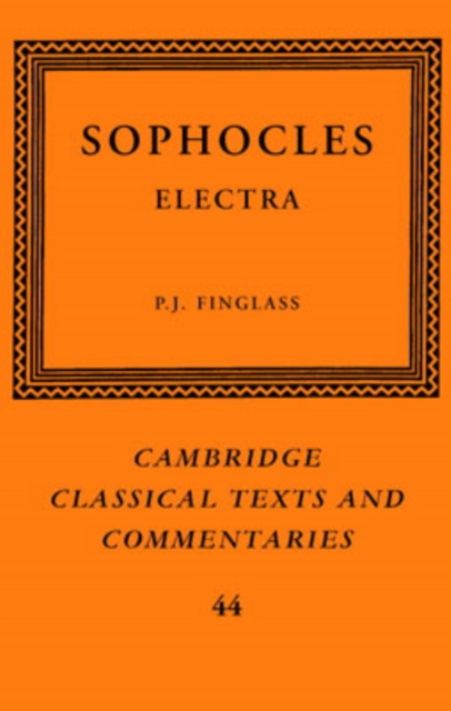 Sophocles: Electra, Hardback Book