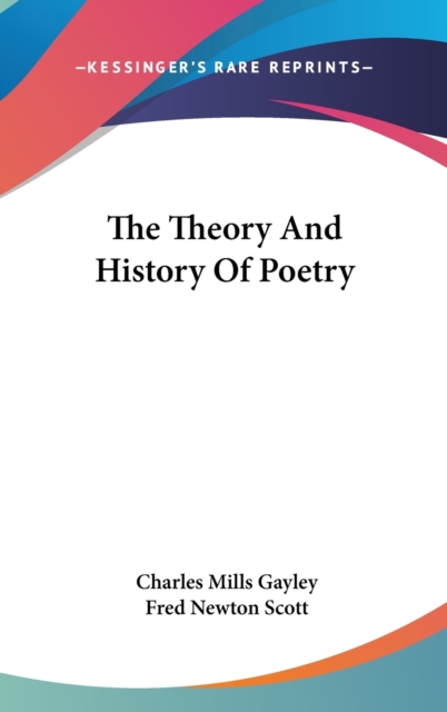 The Theory And History Of Poetry,  Book
