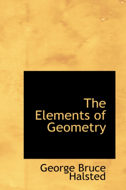The Elements of Geometry, Hardback Book