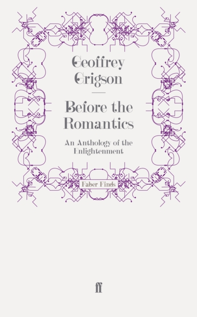 Before the Romantics : An Anthology of the Enlightenment, Paperback / softback Book