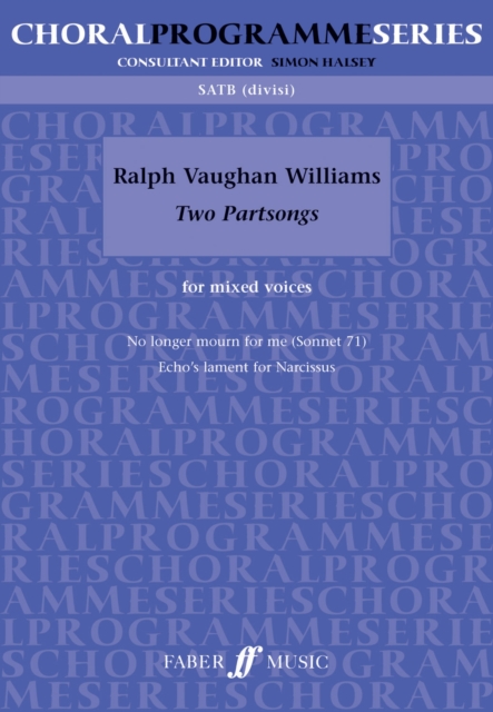 Two Partsongs, Sheet music Book
