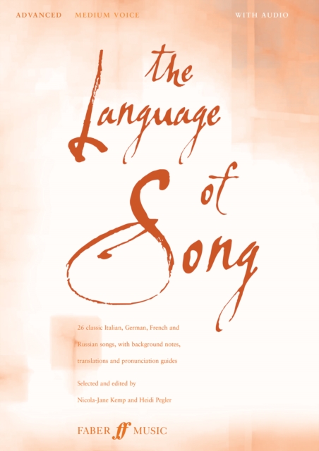 The Language Of Song: Advanced (Medium Voice), Sheet music Book