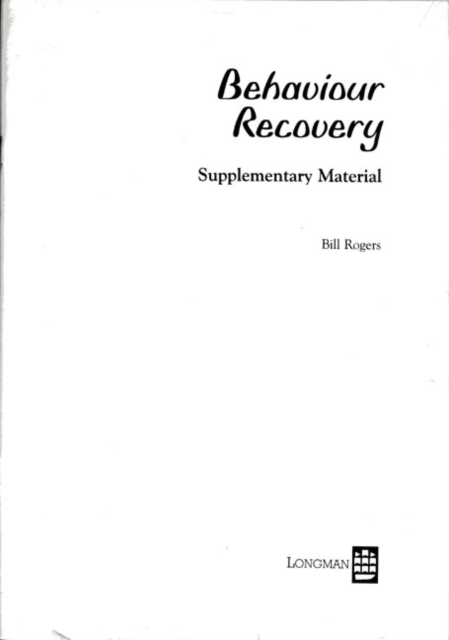 Behaviour Recovery Supplementary : Material, Cards Book