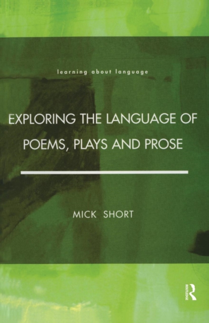 Exploring the Language of Poems, Plays and Prose, Paperback / softback Book