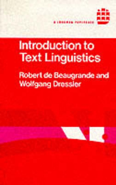 Introduction to Text Linguistics, Paperback / softback Book