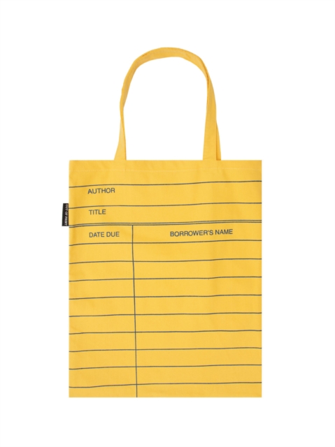 Library Card (Light Yellow) Tote Bag, ZL Book