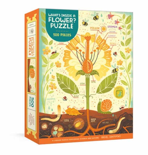 What's Inside a Flower? Puzzle : Exploring Science and Nature 500-Piece Jigsaw Puzzle Jigsaw Puzzles for Adults and Jigsaw Puzzles for Kids, Jigsaw Book