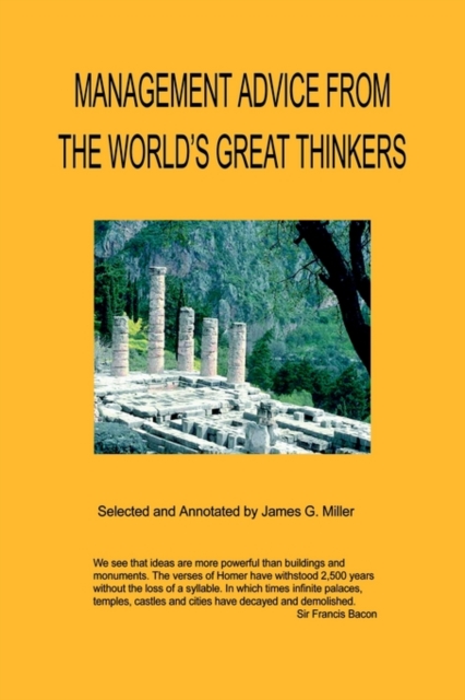 Management Advice from the World's Great Thinkers, Paperback / softback Book