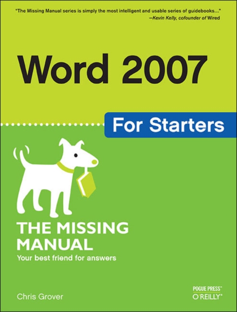 Word 2007 for Starters, Paperback / softback Book