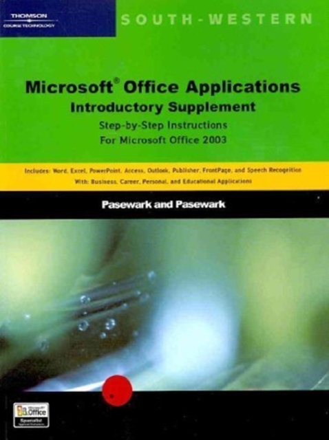 Step-by-Step Instructions for Microsoft Office 2003: Introductory, Mixed media product Book