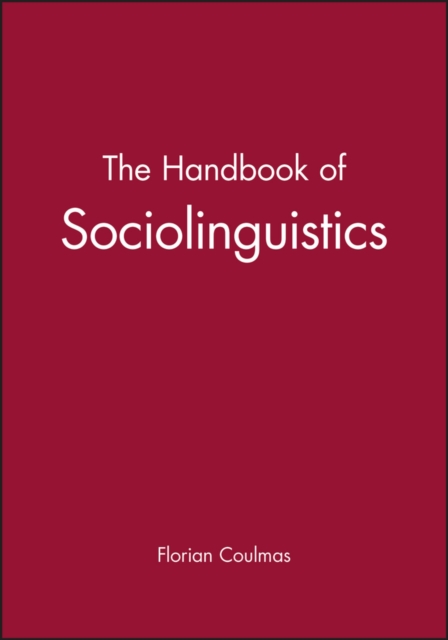 The Handbook of Sociolinguistics, Paperback / softback Book