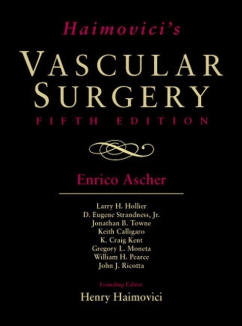 Halmoviel's Vascular Surgery, Hardback Book