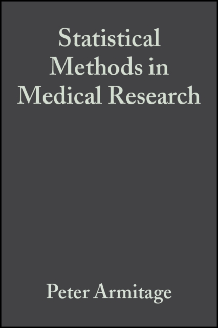 Statistical Methods in Medical Research, Hardback Book
