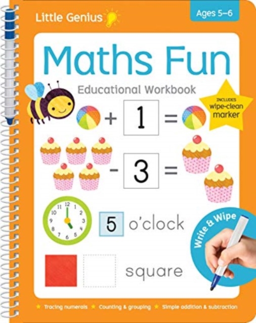 Little Genius Write & Wipe Maths Fun, Paperback / softback Book