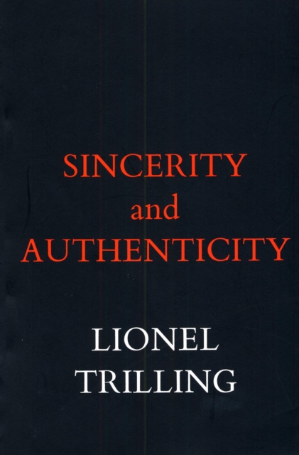 Sincerity and Authenticity, EPUB eBook