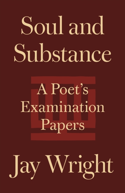 Soul and Substance : A Poet's Examination Papers, Hardback Book