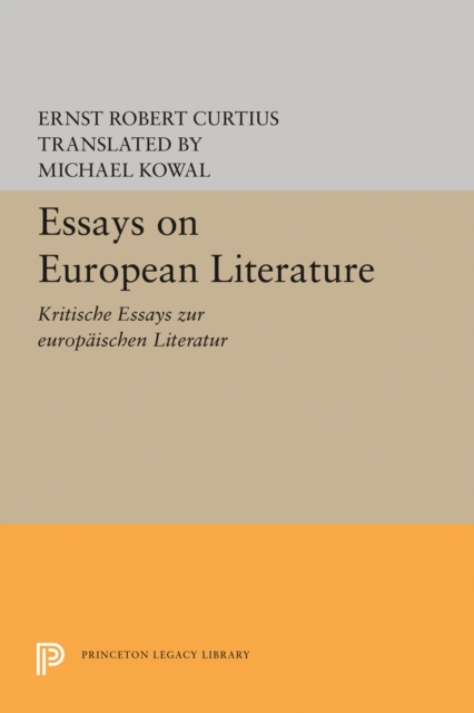 Essays on European Literature, Hardback Book