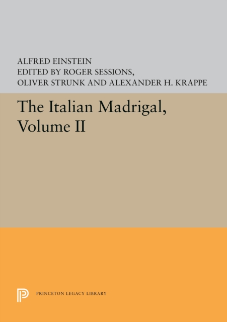 The Italian Madrigal : Volume II, Paperback / softback Book