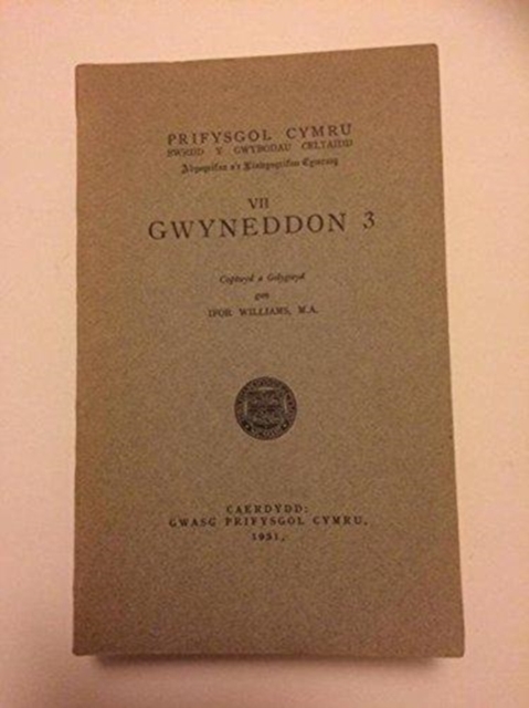 Gwyneddon MS 3, Paperback / softback Book