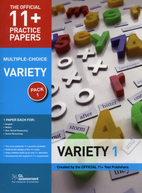 11+ Practice Papers, Variety Pack 1, Multiple Choice : English Test 1, Maths Test 1, Verbal Reasoning Test 1, Non-Verbal Reasoning Test 1, Paperback / softback Book