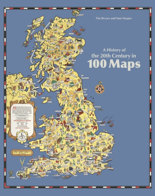 A History of the 20th Century in 100 Maps, Hardback Book