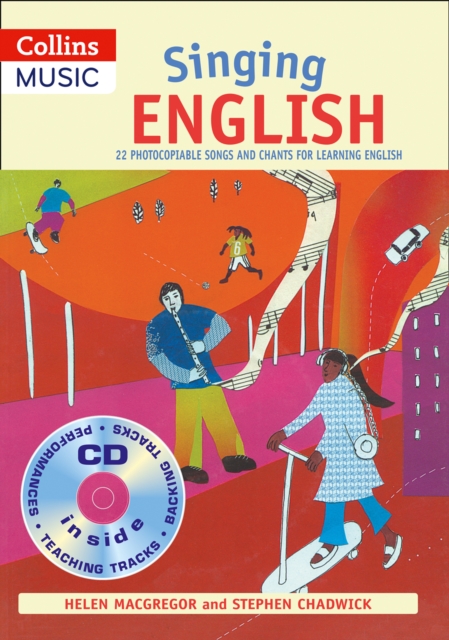 Singing English (Book + CD) : 22 Photocopiable Songs and Chants for Learning English, Mixed media product Book