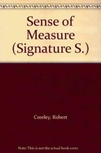 A Sense of Measure, Paperback / softback Book
