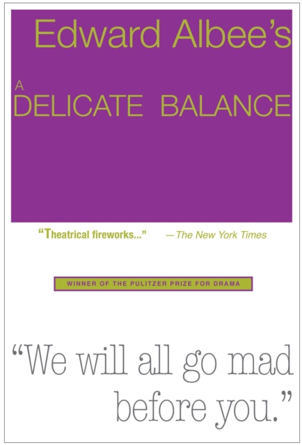 A Delicate Balance, Paperback / softback Book