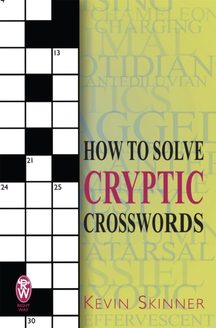 How to Solve Cryptic Crosswords, Paperback / softback Book